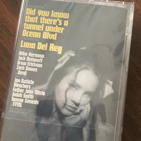 NWT Lana Del Ray Cassette Tape Did You Know There’s a Tunnel in the Ocean - Picture 2 of 3